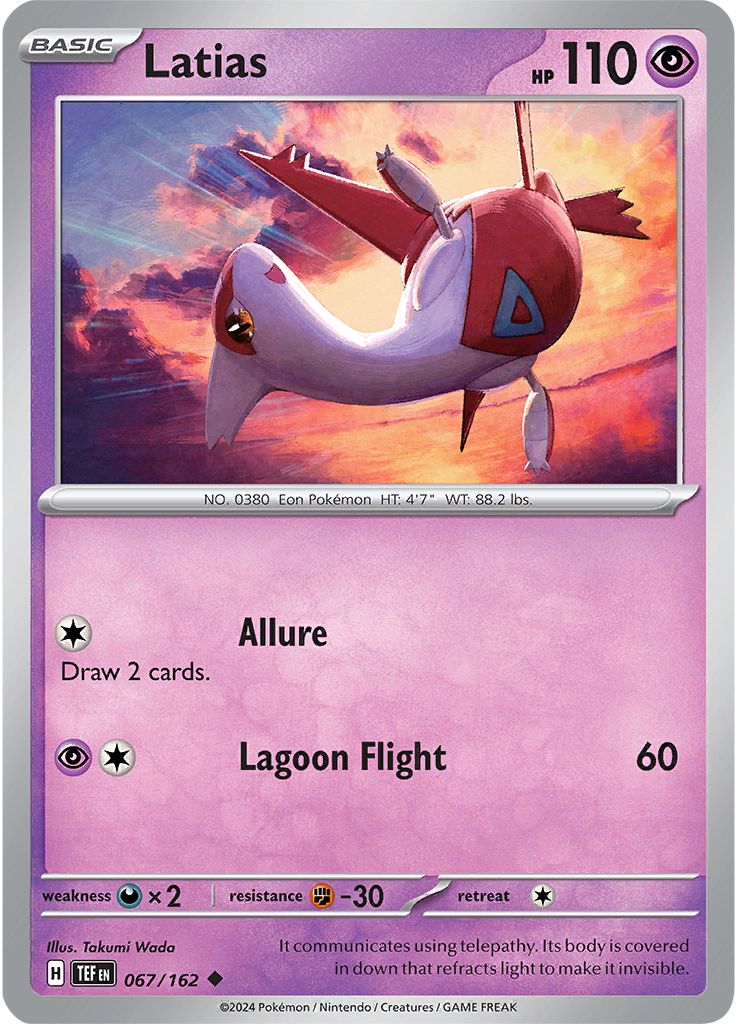Latias: Uncommon 067/162 (TEF)