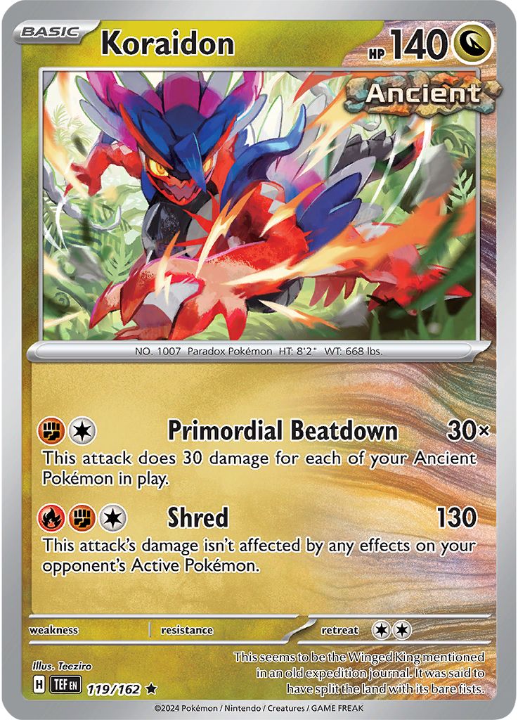 Koraidon: Rare 119/162 (TEF)