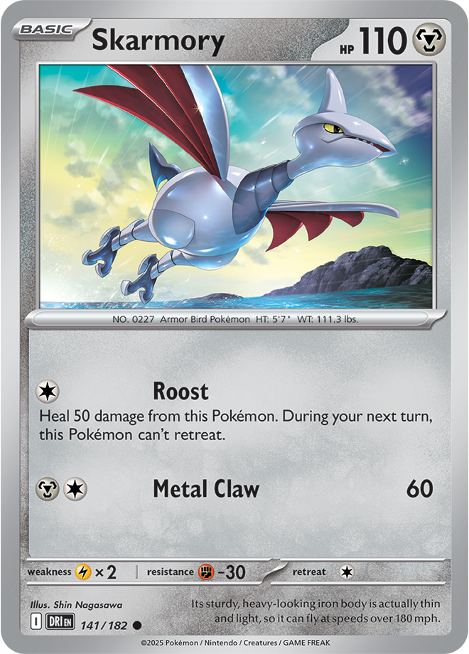 Skarmory: Common 141/182 (DRI)
