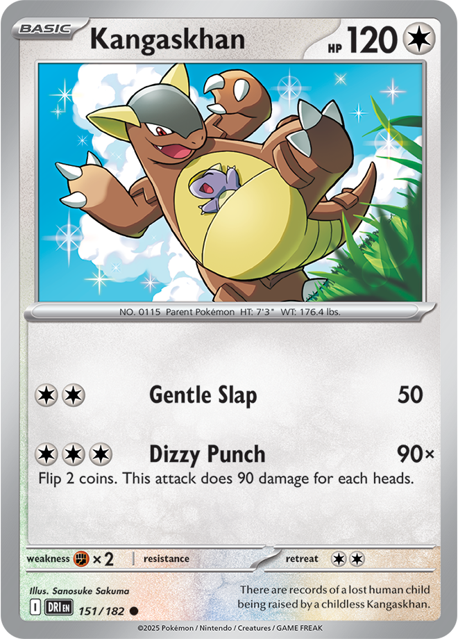 Kangaskhan: Common 151/182 (DRI)