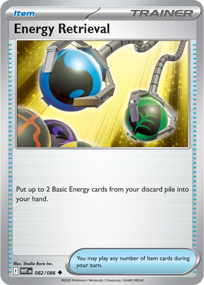 Energy Retrieval: Uncommon 082/086 (WHT)