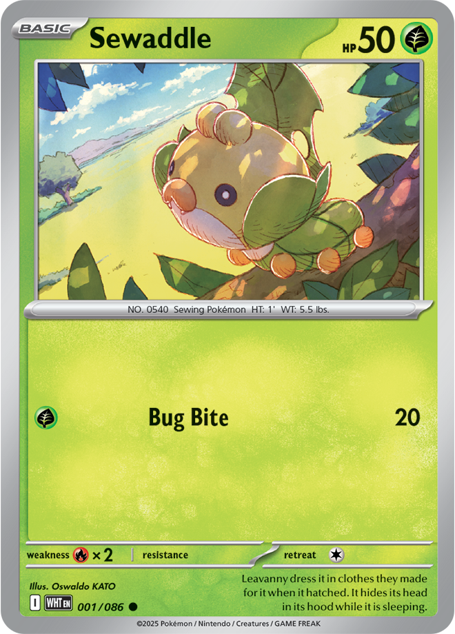 Sewaddle: Common 001/086 (WHT)