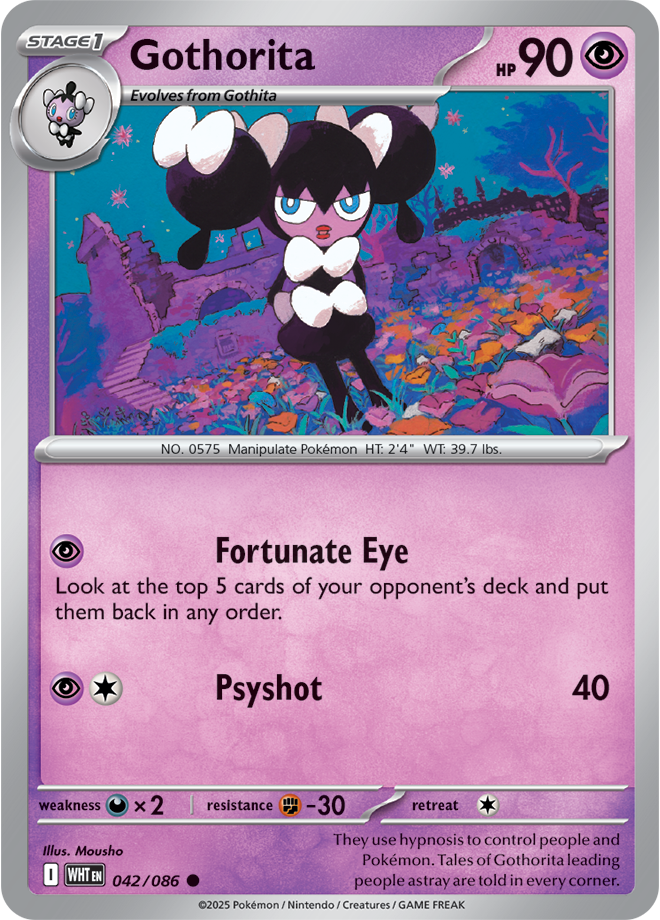 Gothorita: Common 042/086 (WHT)