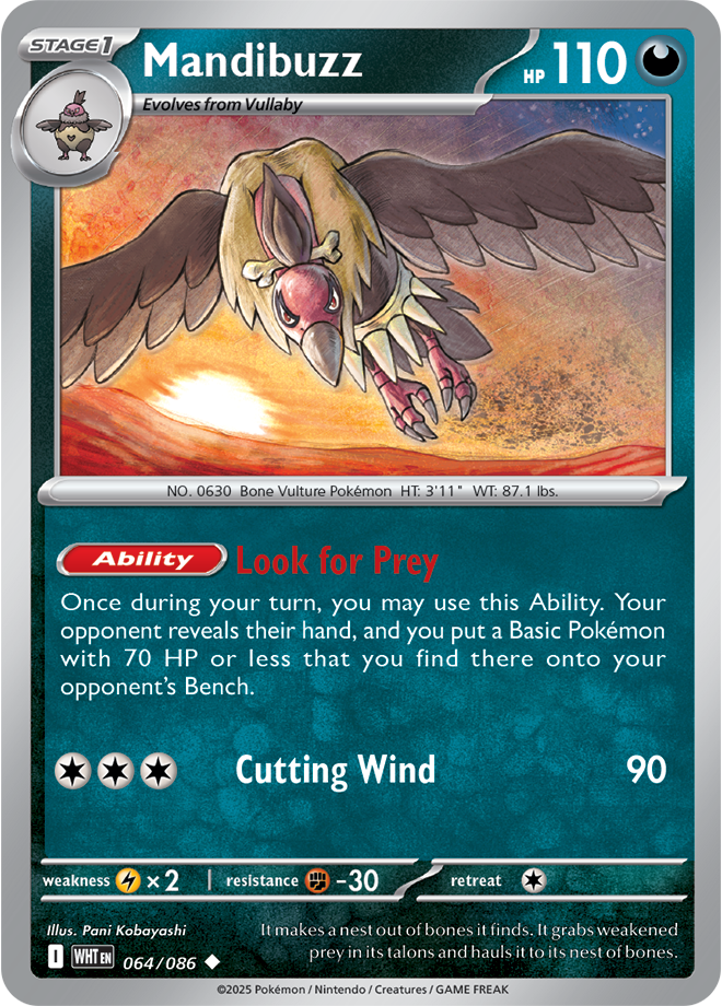 Mandibuzz: Uncommon 064/086 (WHT)