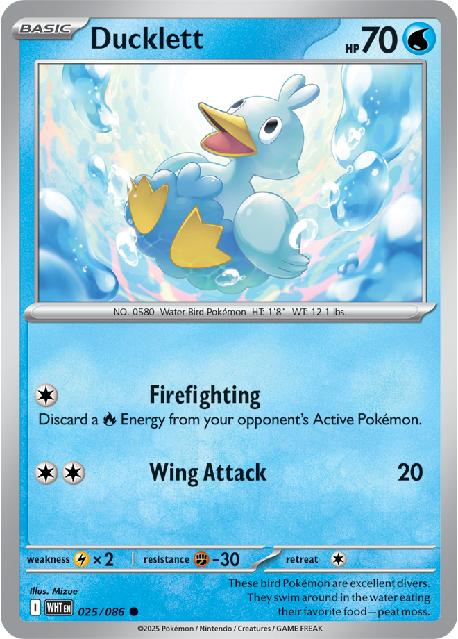 Ducklett: Common 025/086 (WHT)