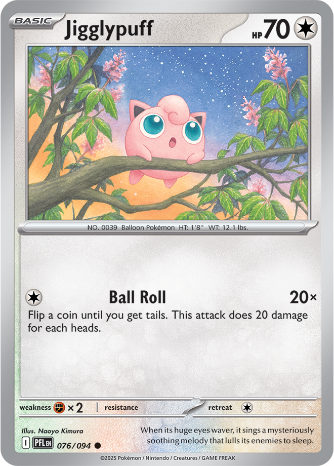 Jigglypuff: Common 076/094 (PFL)