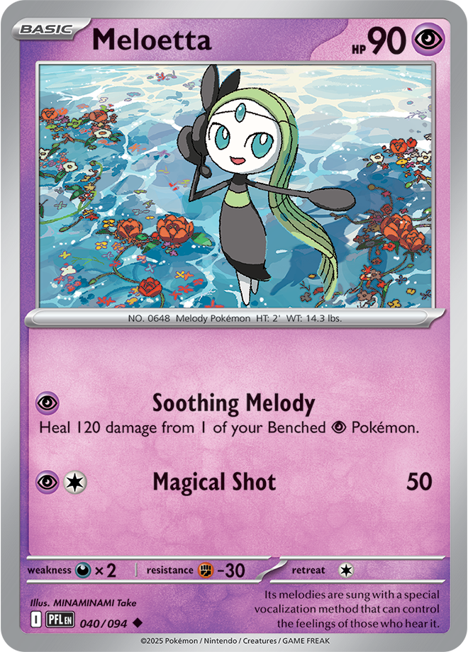 Meloetta: Uncommon 040/094 (PFL)