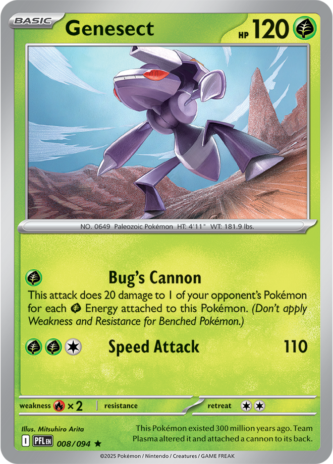 Genesect: Rare 008/094 (PFL)
