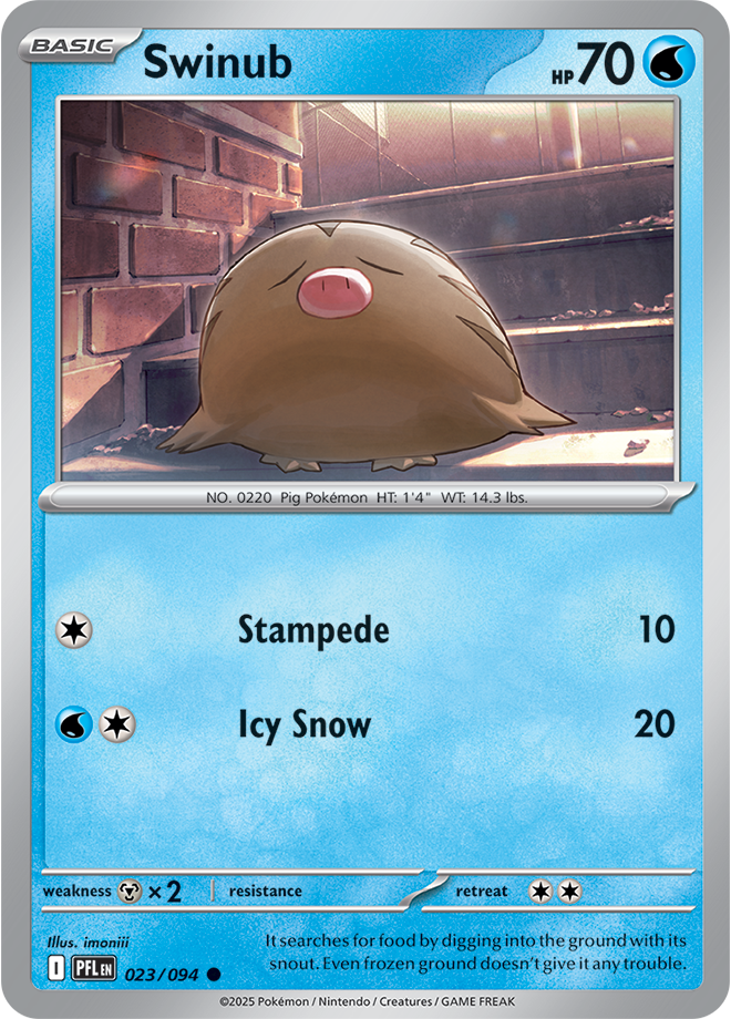 Swinub: Common 023/094 (PFL)