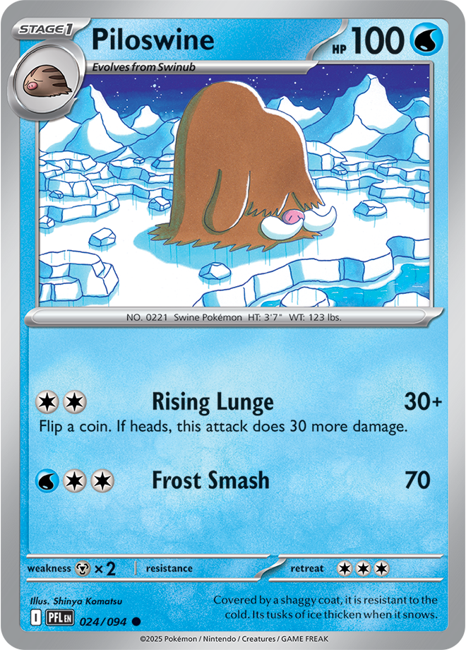 Piloswine: Common 024/094 (PFL)