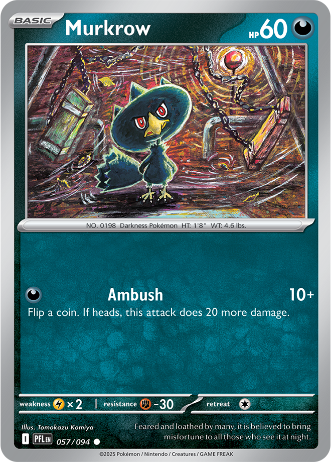 Murkrow: Common 057/094 (PFL)