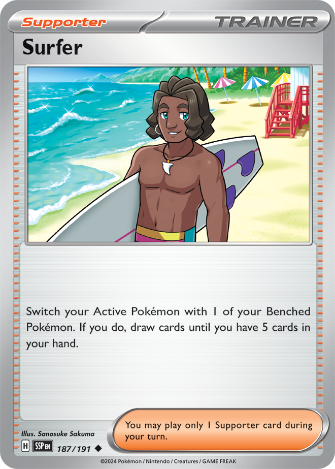 Surfer: Uncommon 187/191 (SSP)
