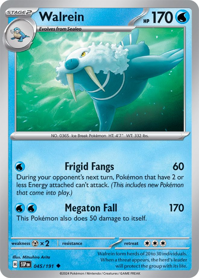 Walrein: Uncommon 045/191 (SSP)