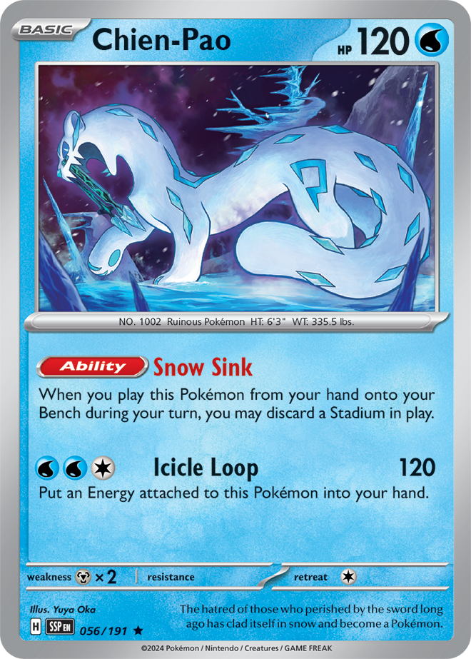 Chien-Pao: Rare 056/191 (SSP)