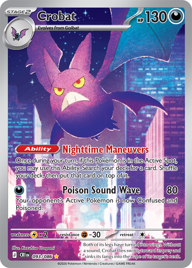 Crobat: Illustration Rare 093/086 (CRI)