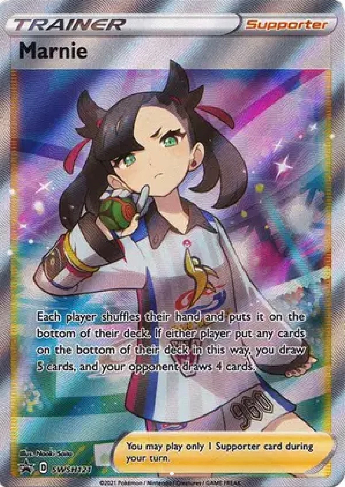 Marnie: Promo Holofoil 121 (SWSH)