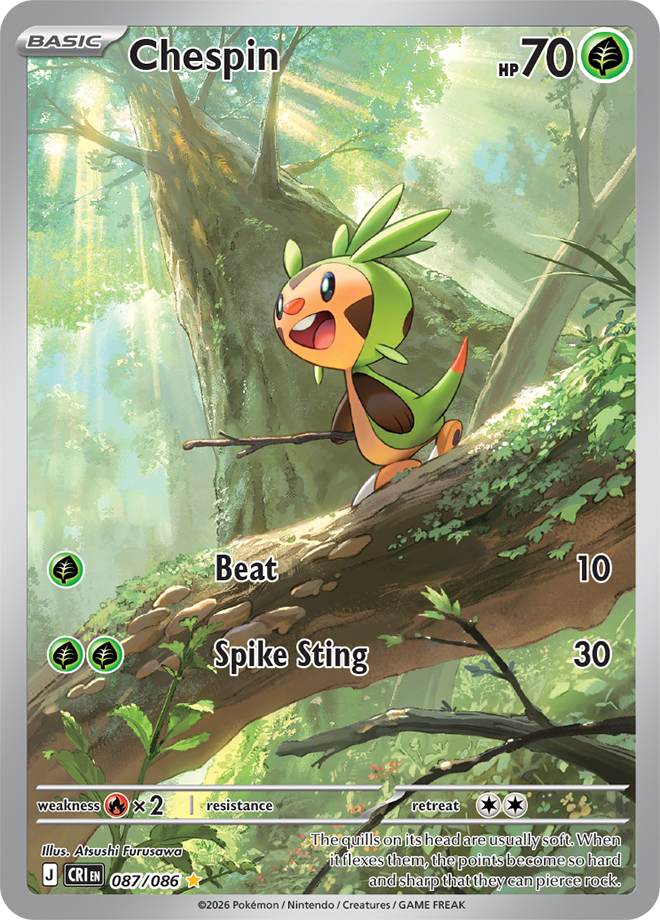 Chespin: Illustration Rare 087/086 (CRI)