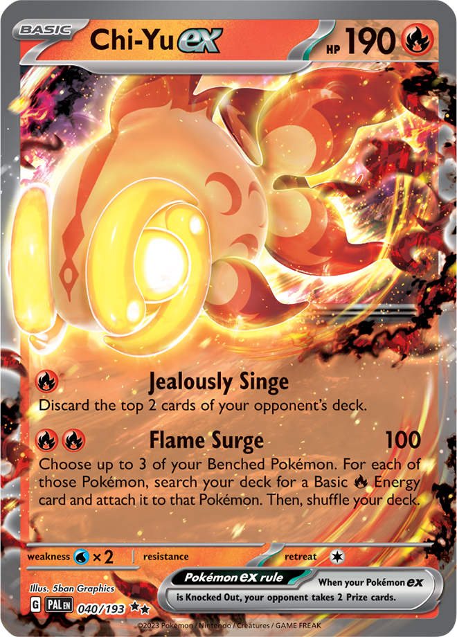 Chi-Yu ex: Double Rare 040/193 (PAL)