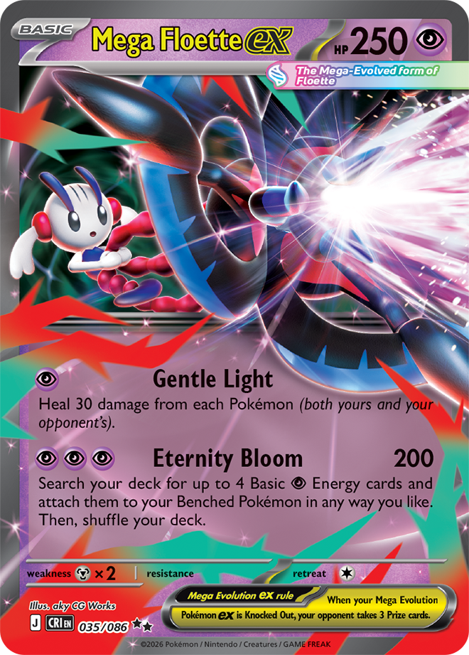 Mega Floette ex: Double Rare 035/086 (CRI)