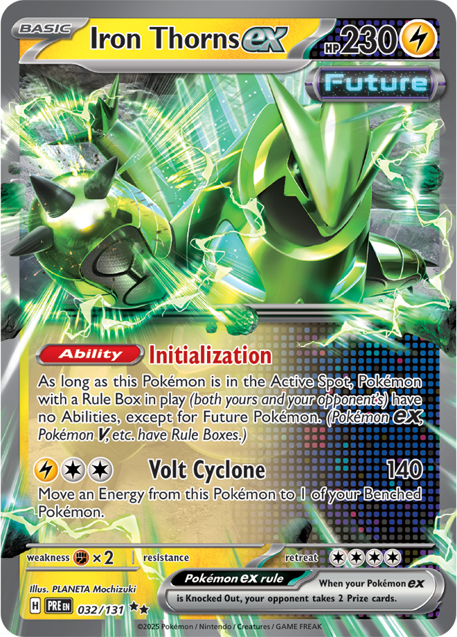 Iron Thorns ex: Double Rare 032/131 (PRE)