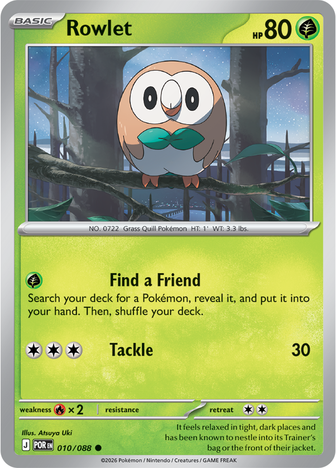 Rowlet: Common 010/088 (POR)