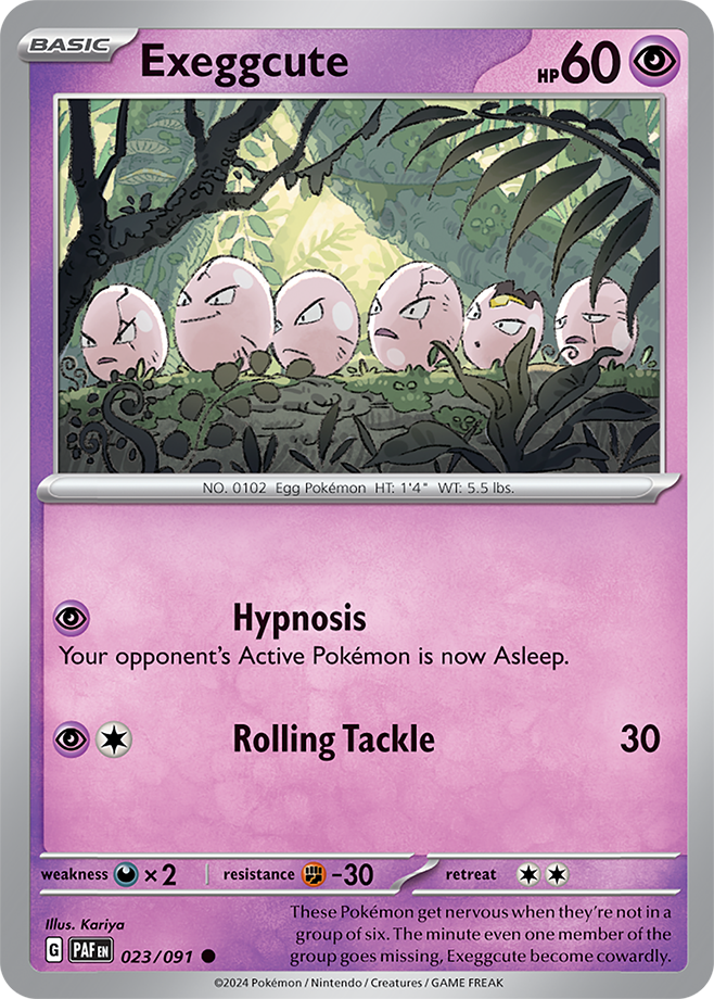 Exeggcute: Common 023/091 (PAF)