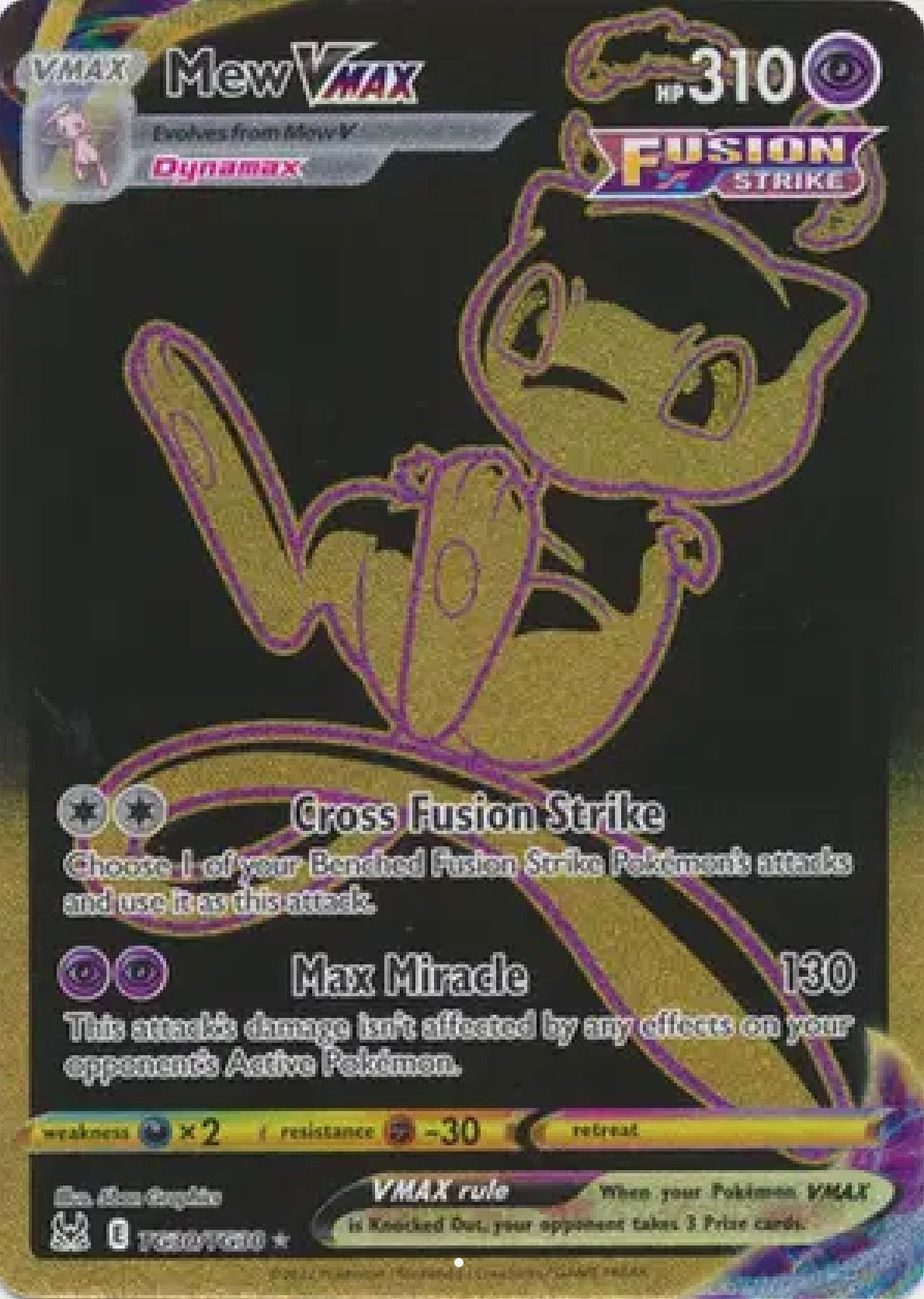 Mew VMAX: Ultra Rare Secret TG30/TG30 (Lost Origin)