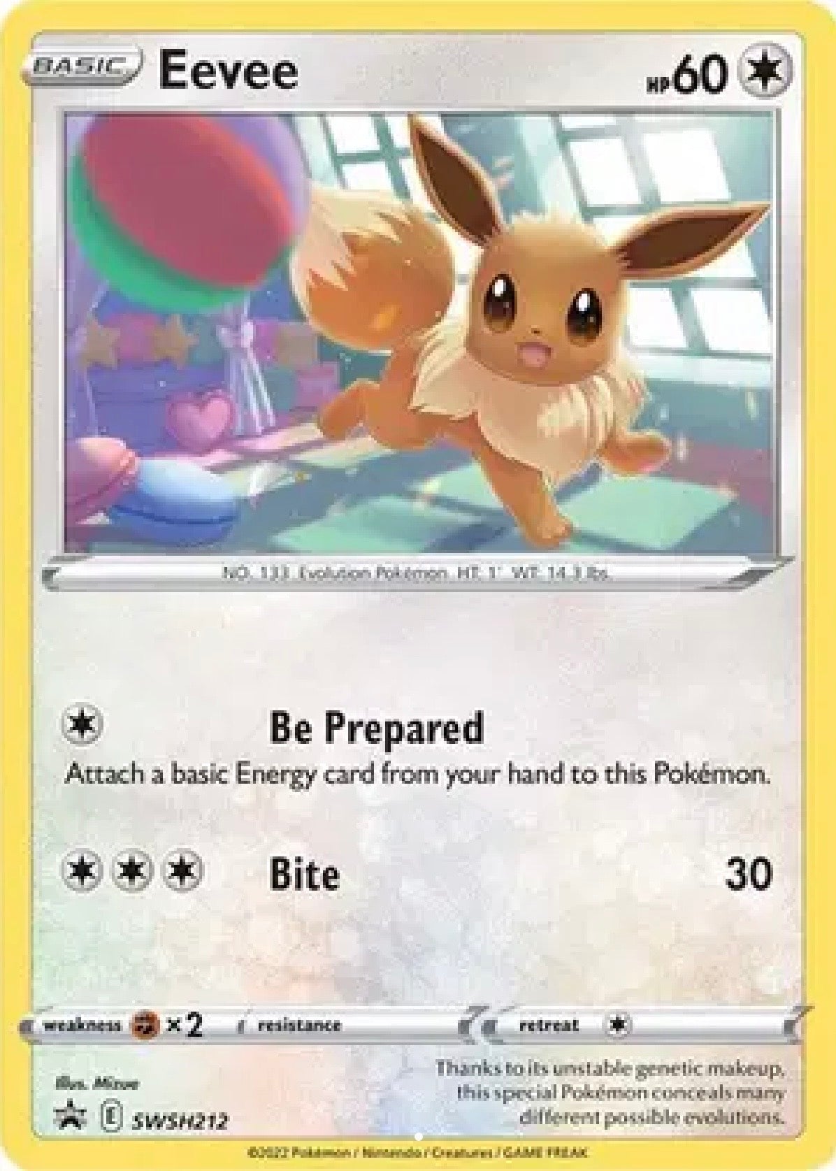 Eevee: Promo Holofoil 212 (SWSH)