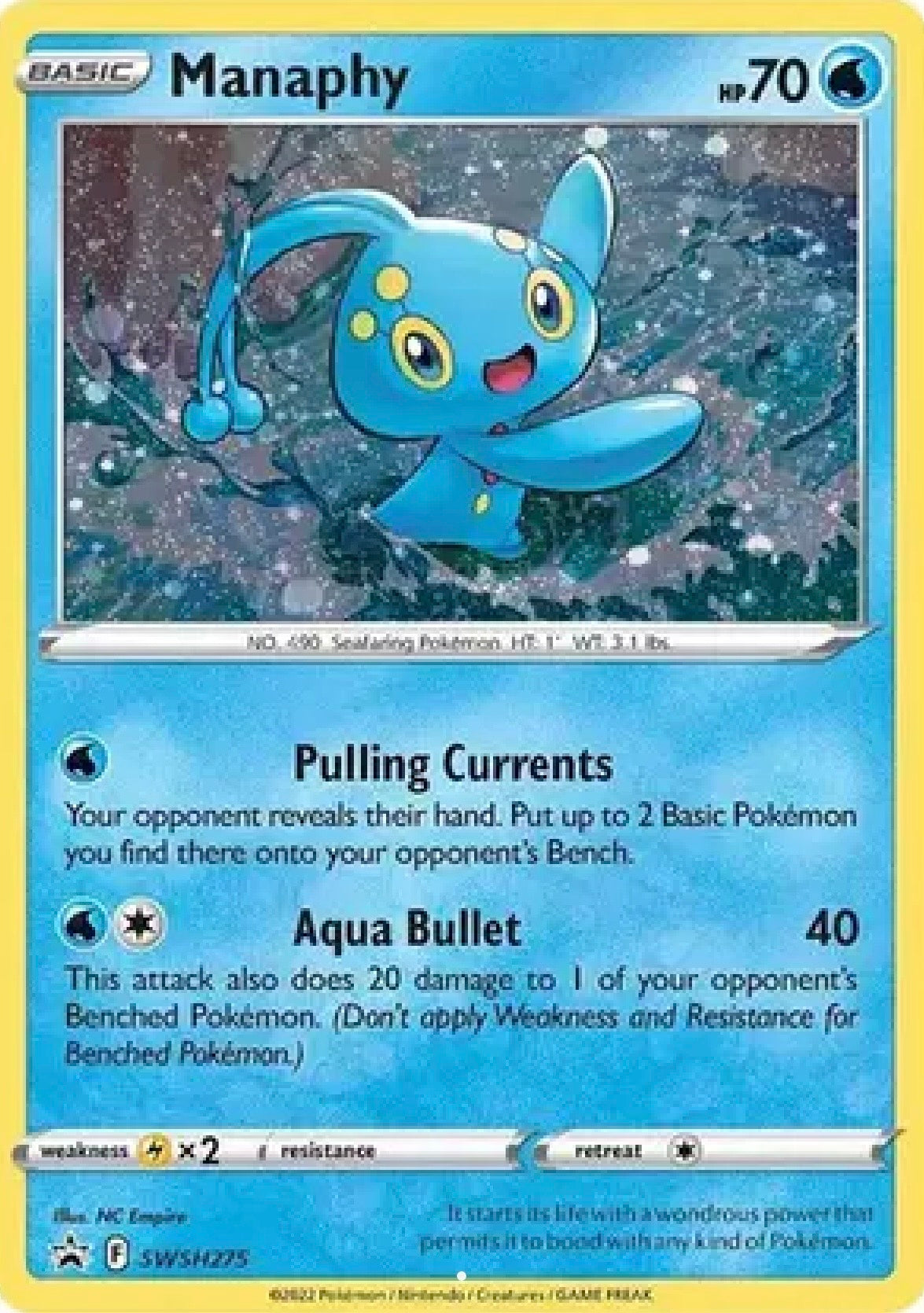 Manaphy: Promo Holofoil 275 (SWSH)