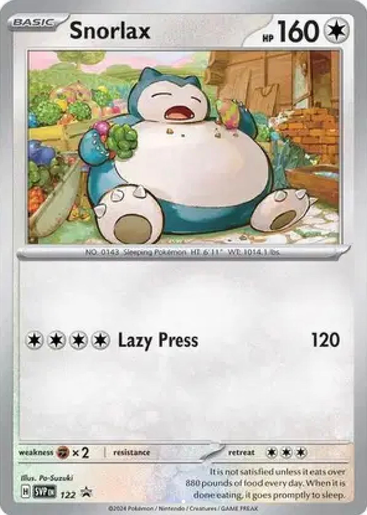 Snorlax: Promo Cosmos Holofoil 122 (SVP)