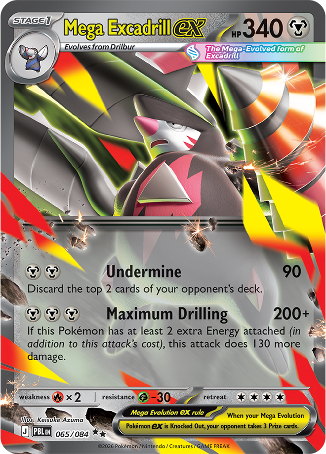 Mega Excadrill ex: Double Rare 065/084 (PBL)