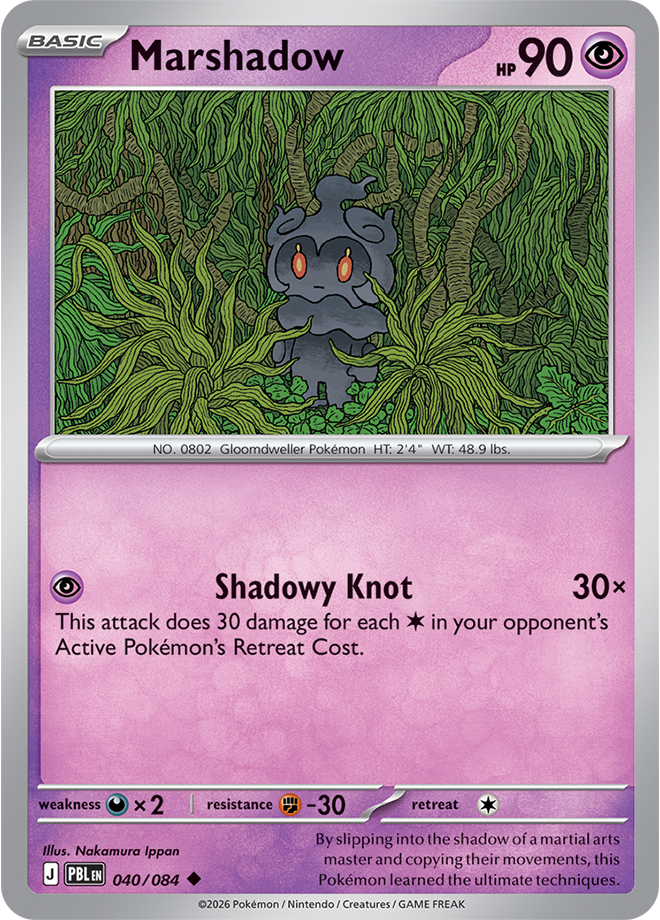 Marshadow: Uncommon 040/084 (PBL)