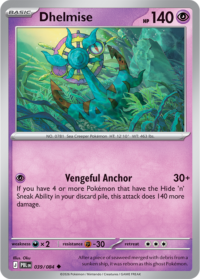 Dhelmise: Uncommon 039/084 (PBL)