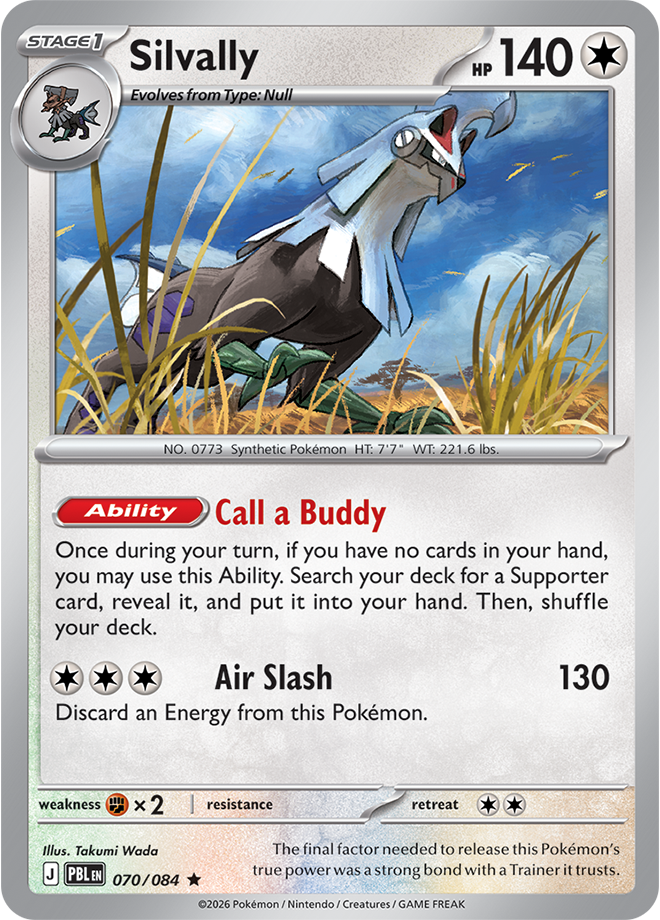 Silvally: Rare 070/084 (PBL)