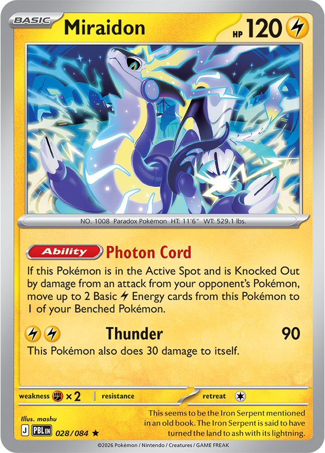 Miraidon: Rare 028/084 (PBL)