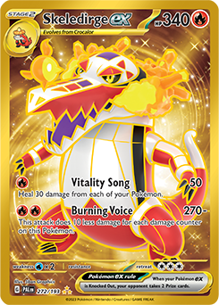 Skeledirge ex: Hyper Rare 272/193 (PAL)