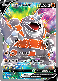 Rhyperior V: Ultra Rare 181/189 (Darkness Ablaze)