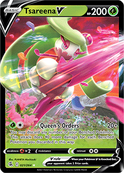 Tsareena V: Ultra Rare 021/264 (Fusion Strike)