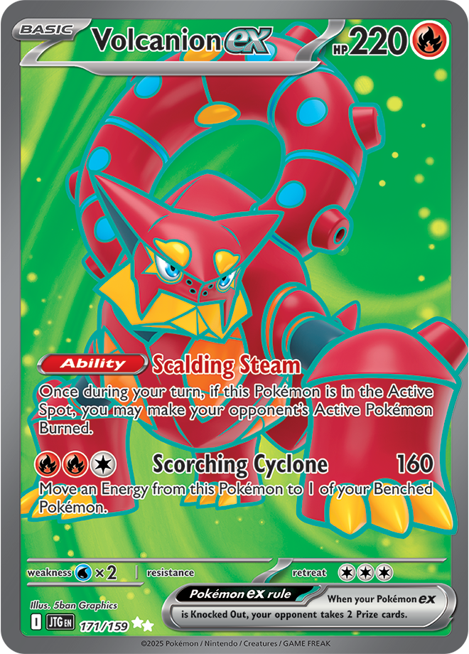 Volcanion ex: Ultra Rare 171/159 (JTG)