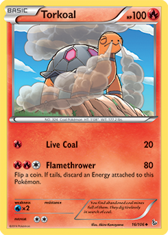 Torkoal: Uncommon 16/106 (Flashfire)