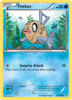 Feebas: Common 22/106 (Flashfire)