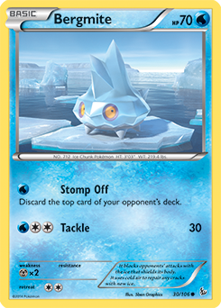 Bergmite: Common 30/106 (Flashfire)