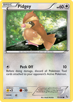 Pidgey: Common 75/106 (Flashfire)