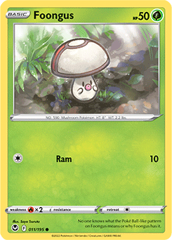 Foongus: Common 011/195 (Silver Tempest)