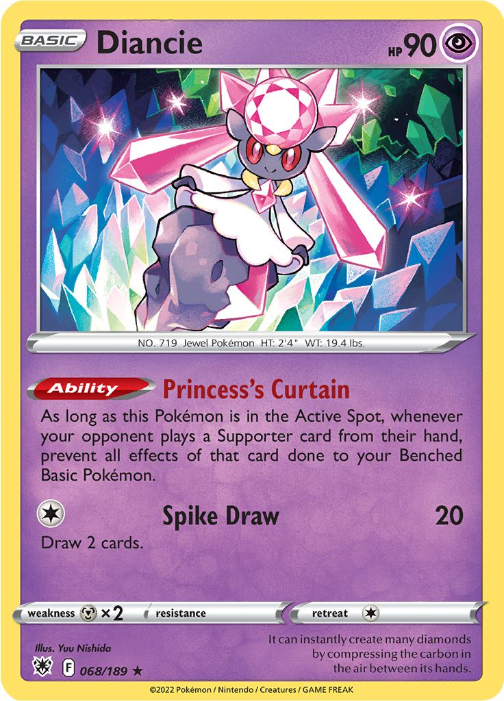 Diancie: 068/189m(Astral Radiance)