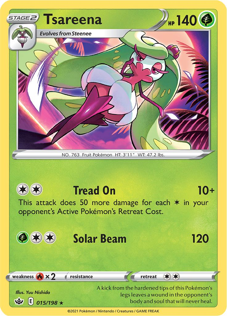 Tsareena: Rare 015/198 (Chilling Reign)