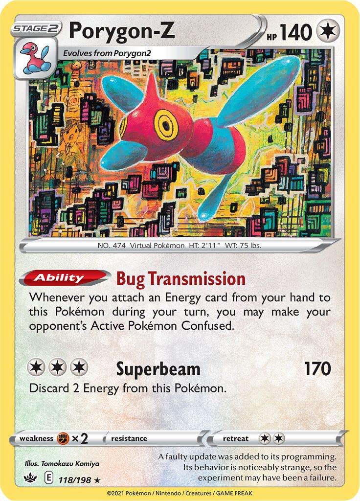 Porygon-Z: Rare 118/198 (Chilling Reign)