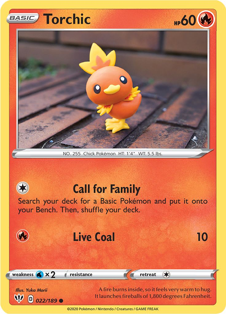 Torchic: Common 022/189 (Darkness Ablaze)