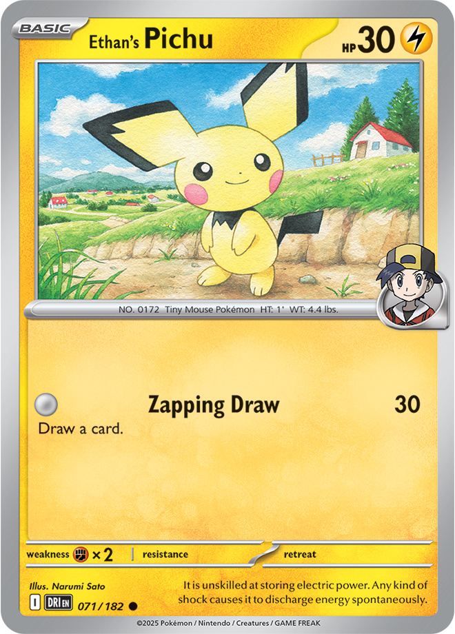Ethan's Pichu: Common 071/182 (DRI)