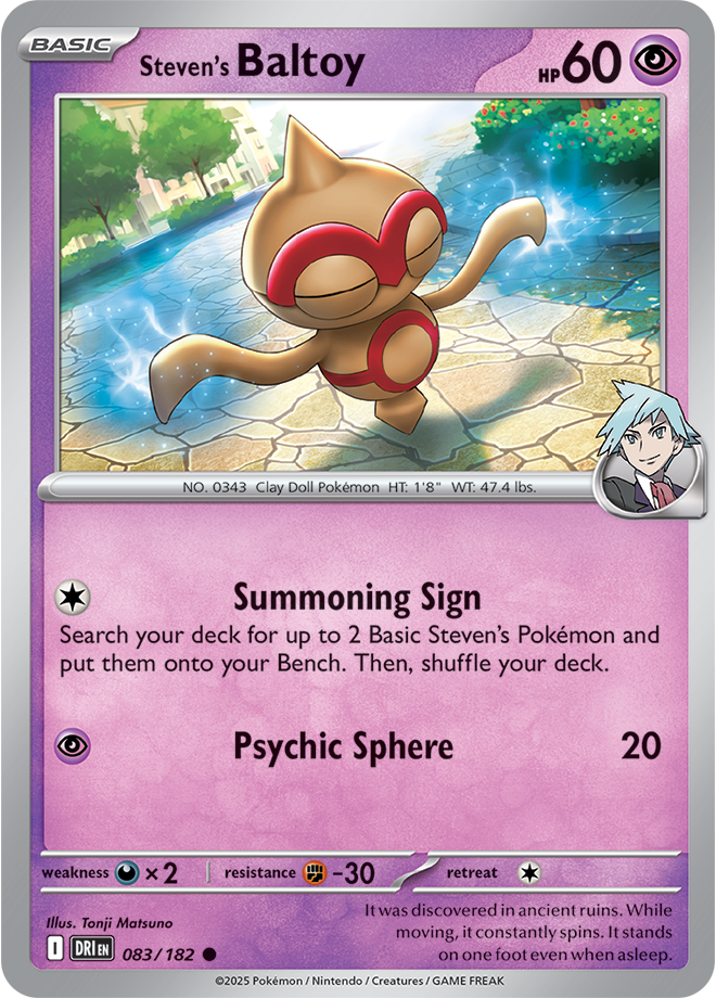 Steven's Baltoy: Common 083/182 (DRI)